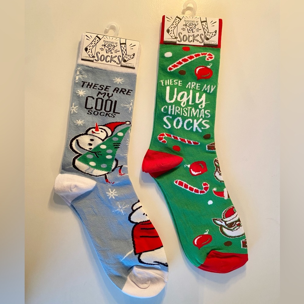 Primitives By Kathy Christmas Socks (x2)